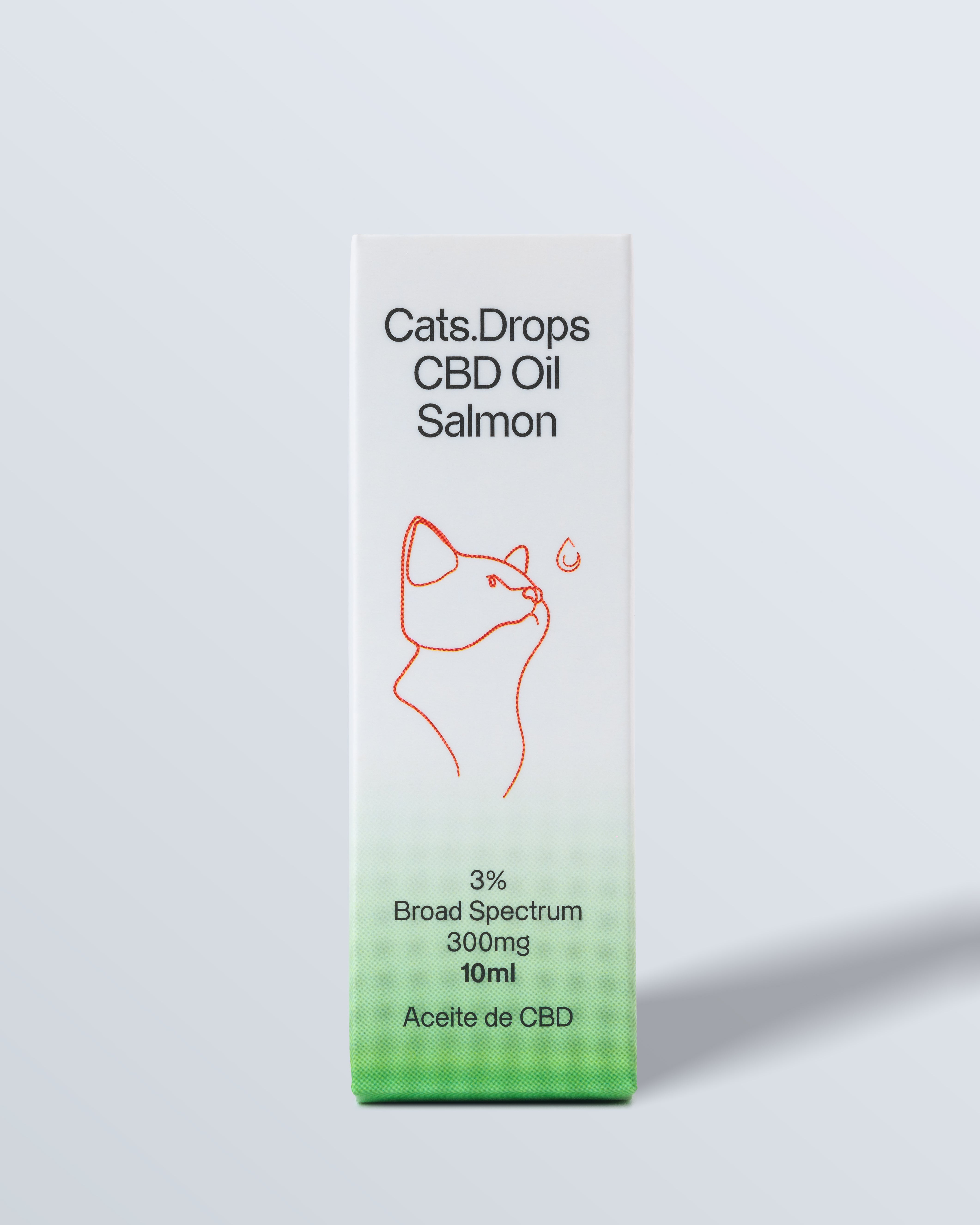 Cats.Drops CBD Oil Salmon (10ml) 3% CBD + MCT + Salmón (Gatos)