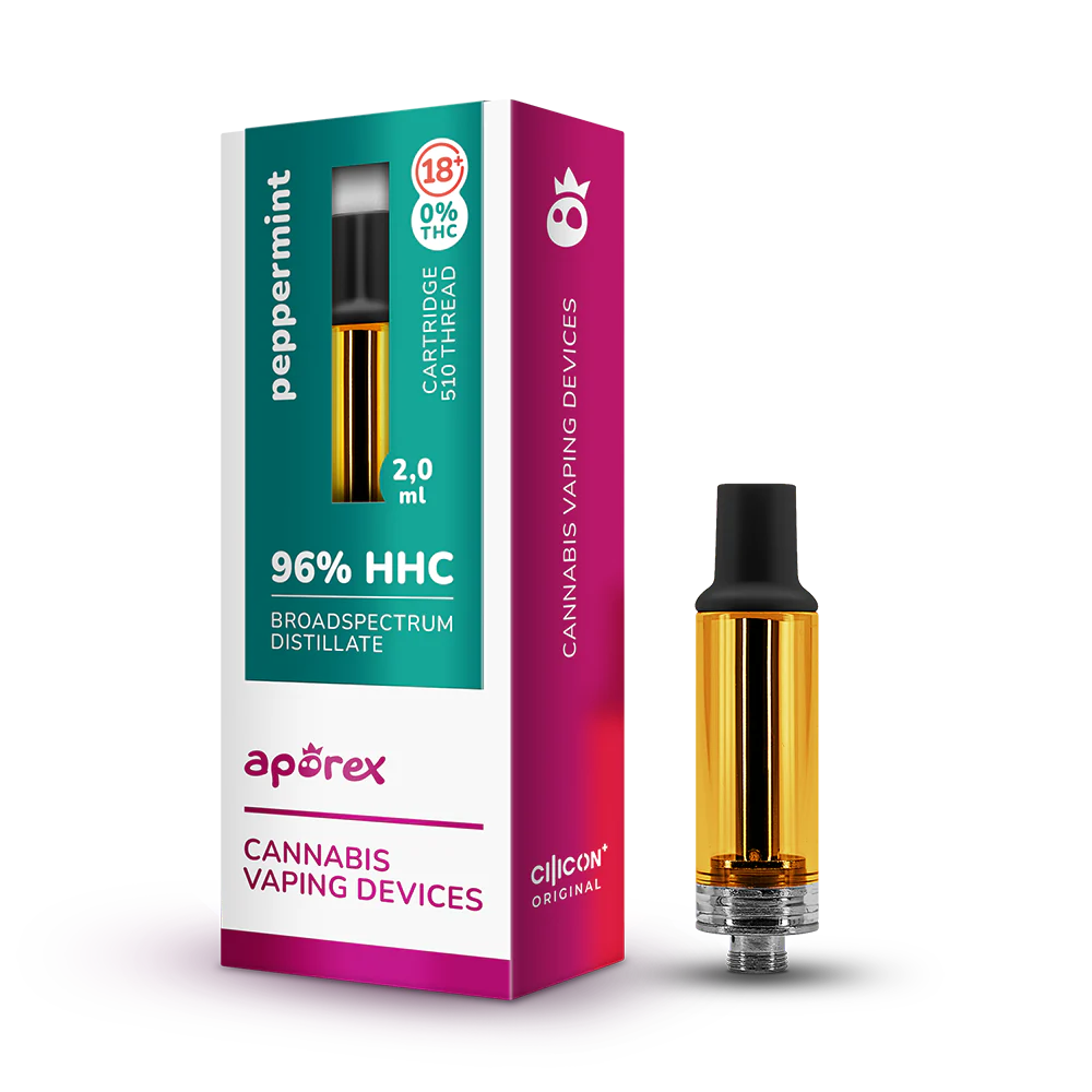 Cartucho desechable de HHC al 96% 2ml (600 caladas)