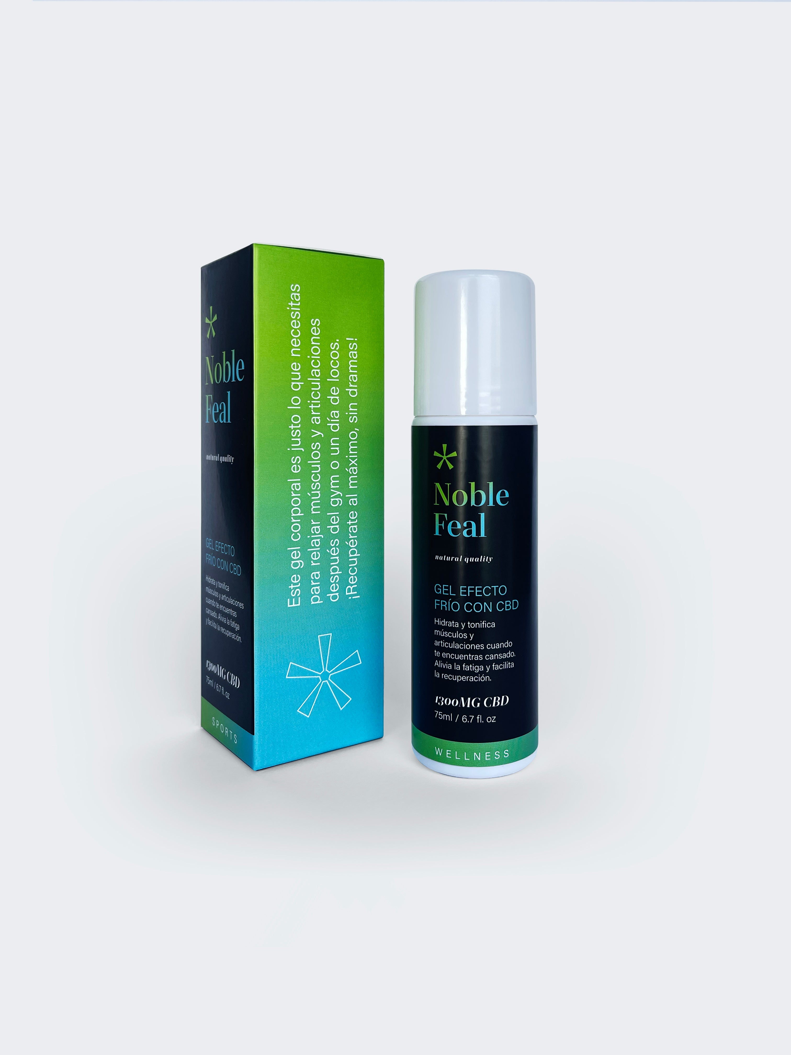 Gel corporal efecto frío con CBD